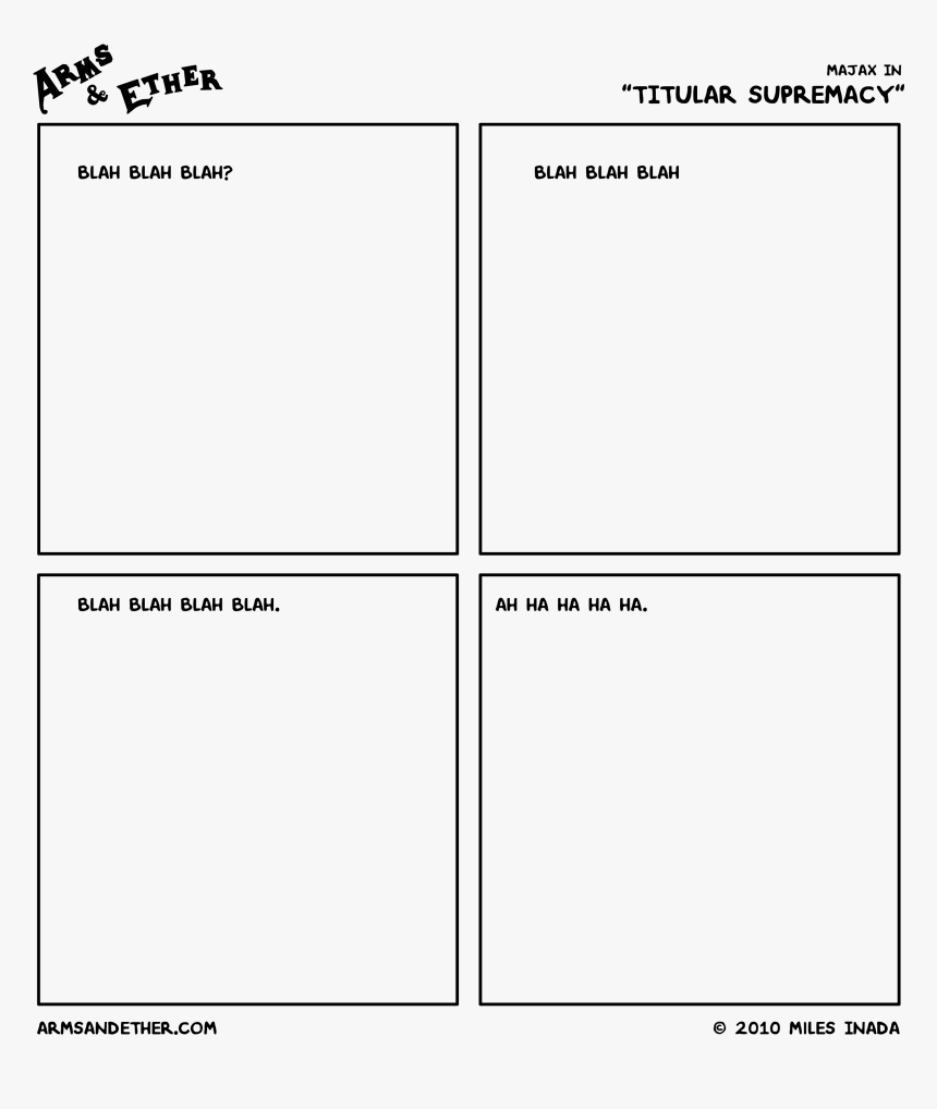 Comic Book Panels Templates - Comic Book Page Template, HD Png Download, Free Download