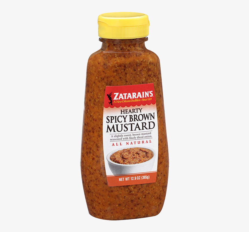 Hearty Spicy Brown Mustard - Zatarain's Spicy Brown Mustard, HD Png Download, Free Download