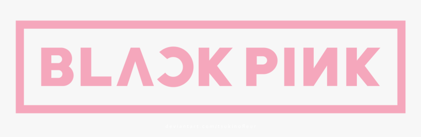 Pink Text Font - Logo Black Pink Png, Transparent Png, Free Download