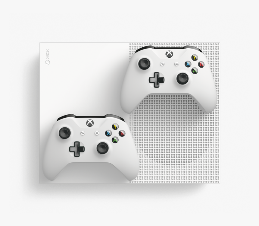 A-xbox One S 1tb Two Controller Console Bundle - Xbox One S 2 Controllers, HD Png Download, Free Download