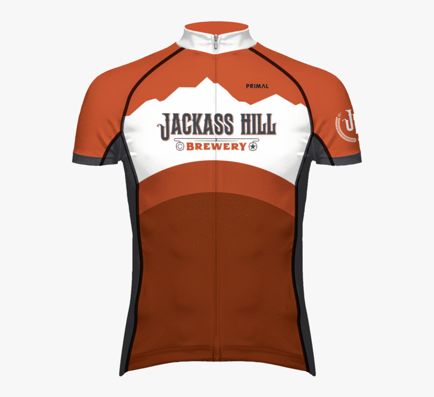 Jackass Hill Brewery Men"s Evo Cycling Jersey - Active Shirt, HD Png Download, Free Download