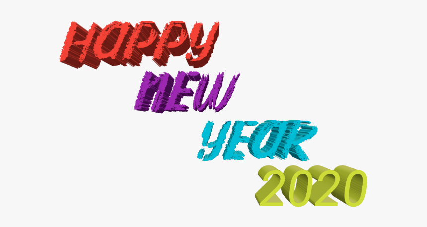 Happy New Year 2020 Png Icon Images - Graphic Design, Transparent Png, Free Download