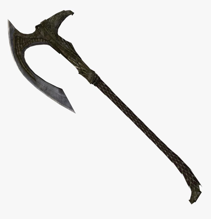 Skyrim Elven Battleaxe, HD Png Download, Free Download