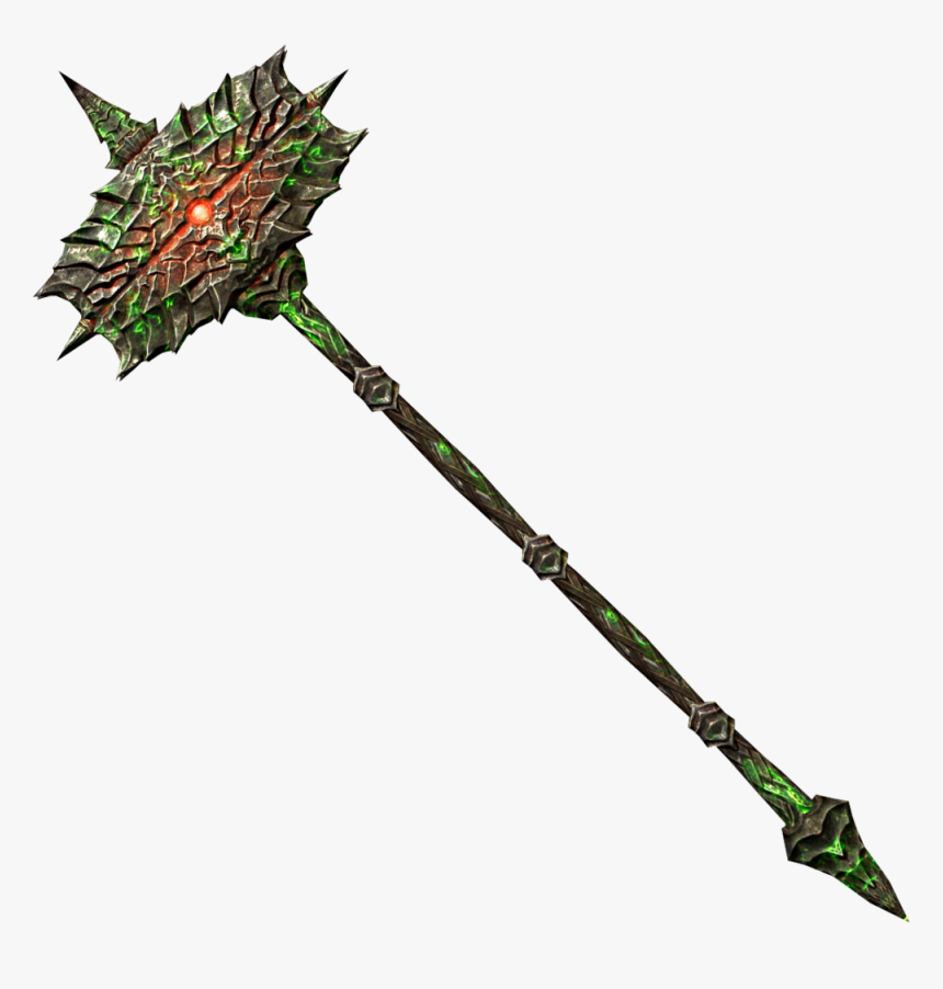 Skyrim Volendrung Warhammer - Best Two Handed Weapon In Skyrim, HD Png Download, Free Download