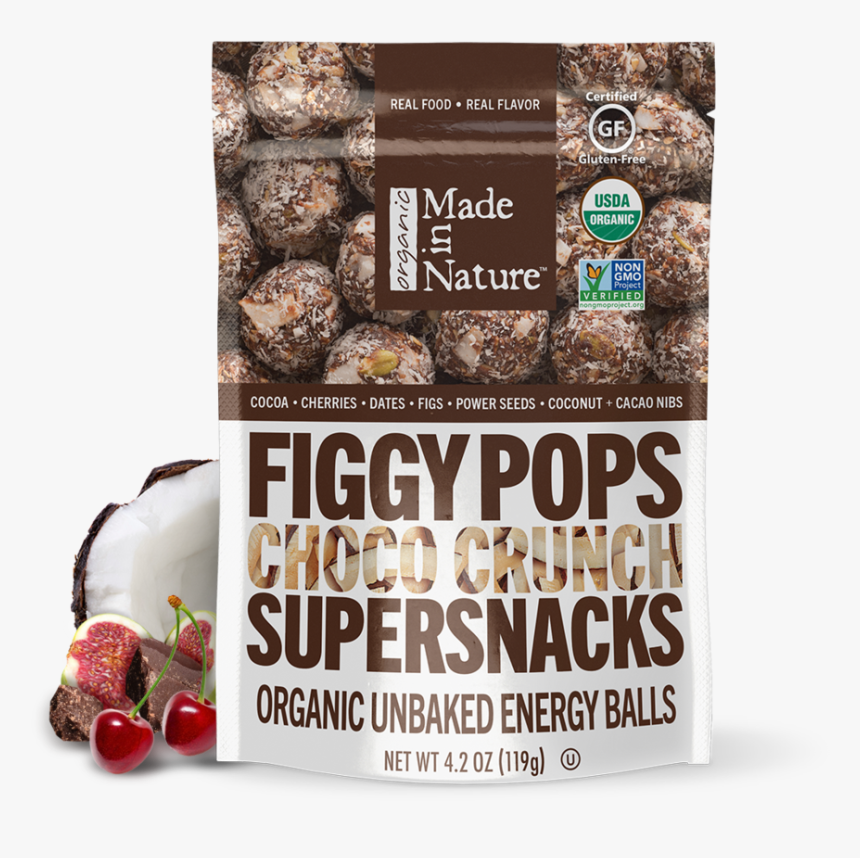 Choco Crunch Figgy Pops - Made In Nature Choco Crunch Figgy Pops, HD Png Download, Free Download