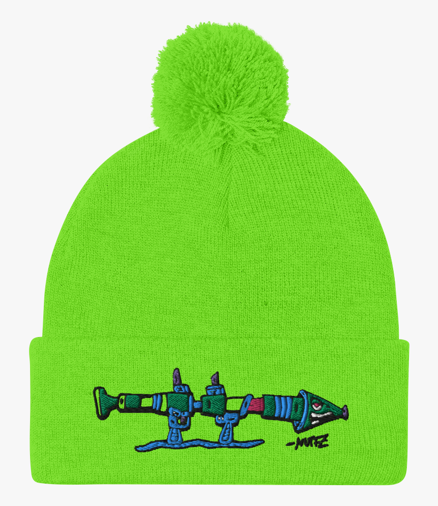 Image Of Nuttz Rocket Pom Pom Beanie - Beanie, HD Png Download, Free Download