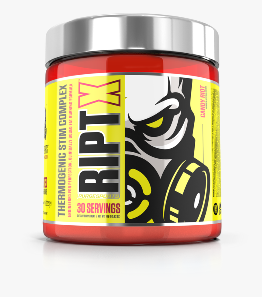 Purge Sports - Riptx - Purple Haze - 30 Servings - Riptx Pre Workout, HD Png Download, Free Download