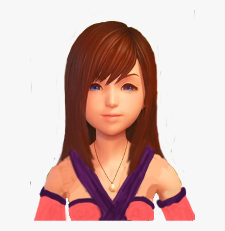 Kairi Kh3 Kh4 Long Hair - Kairi Kingdom Hearts Fanart, HD Png Download - ki...