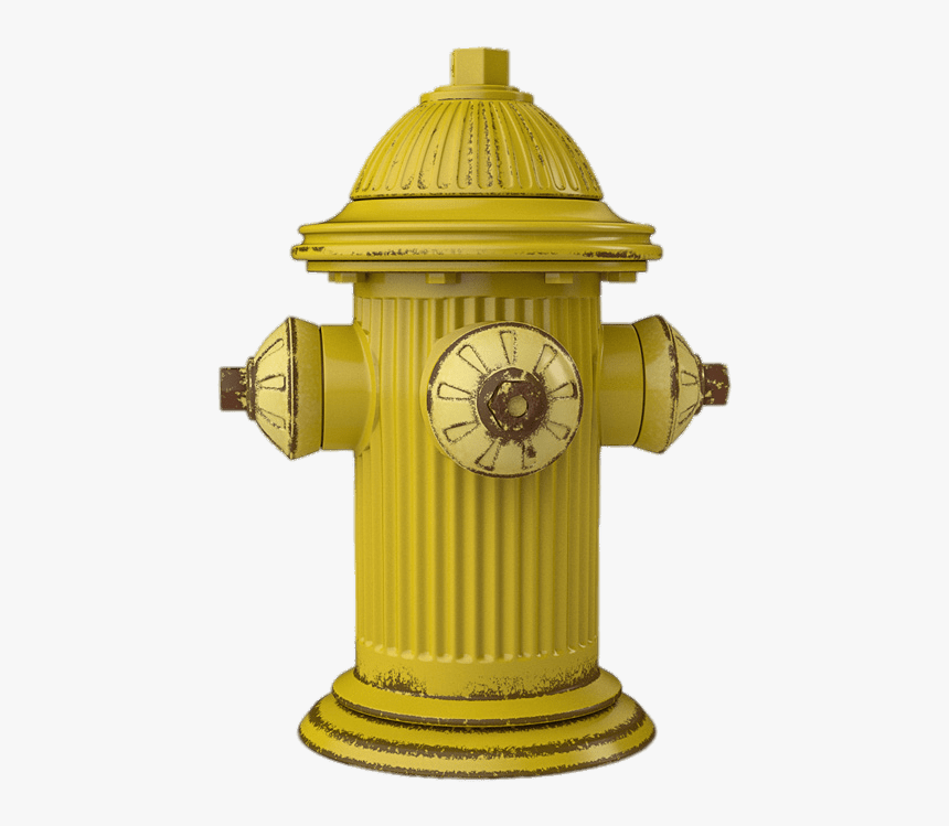 Yellow Fire Hydrant - Transparent Fire Hydrant Png, Png Download, Free Download