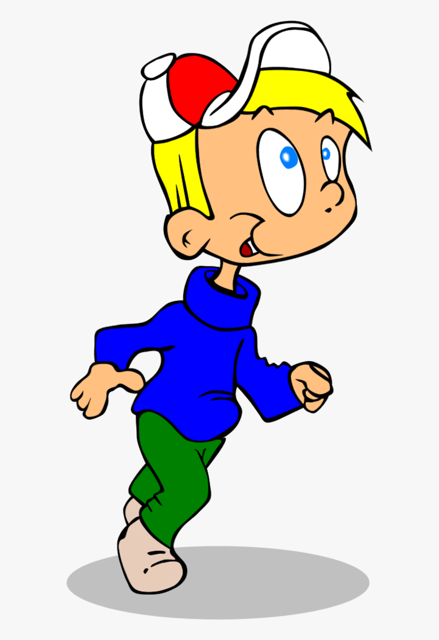 Boy Running Vector Clip Art Cliparting For Running - Boy Running Clipart Transparent, HD Png Download, Free Download