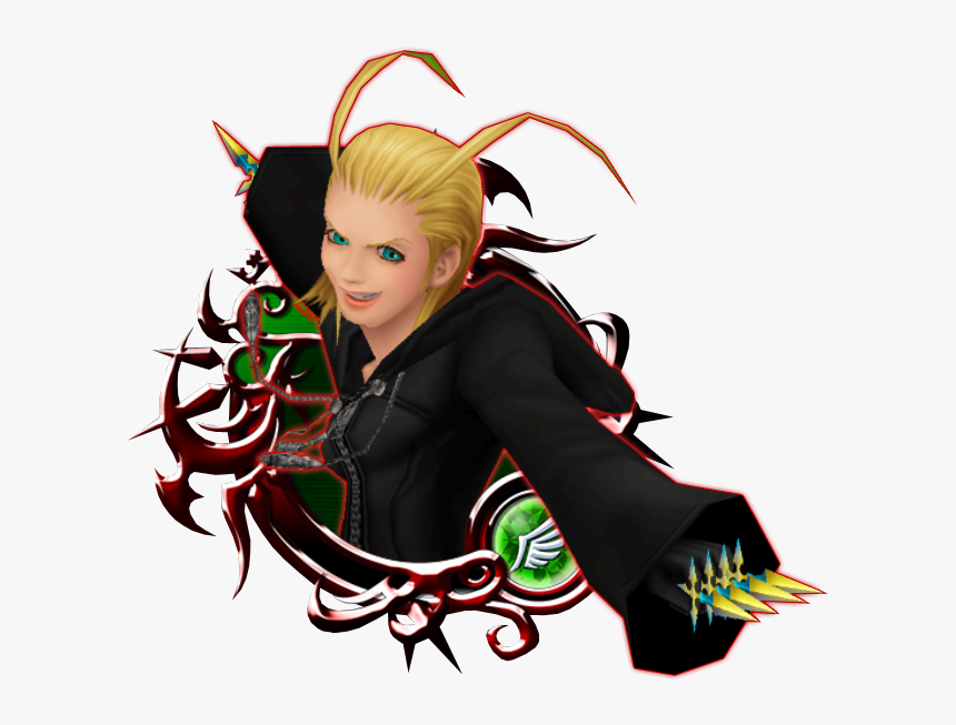 Larxene A - Kingdom Hearts Roxas Xion Axel, HD Png Download, Free Download