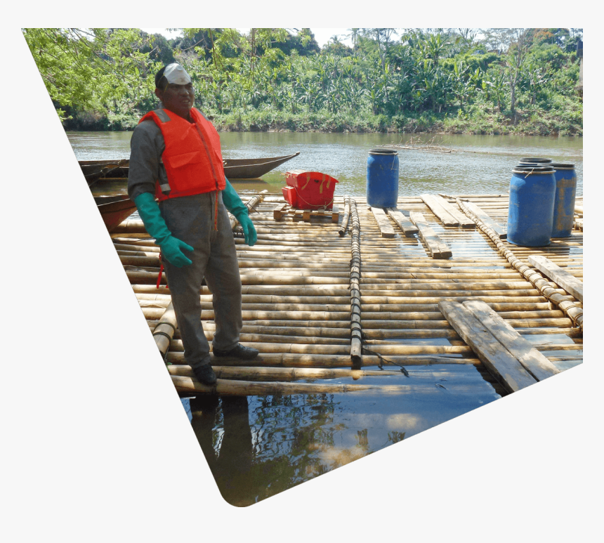 Man On Platform - Boat, HD Png Download, Free Download