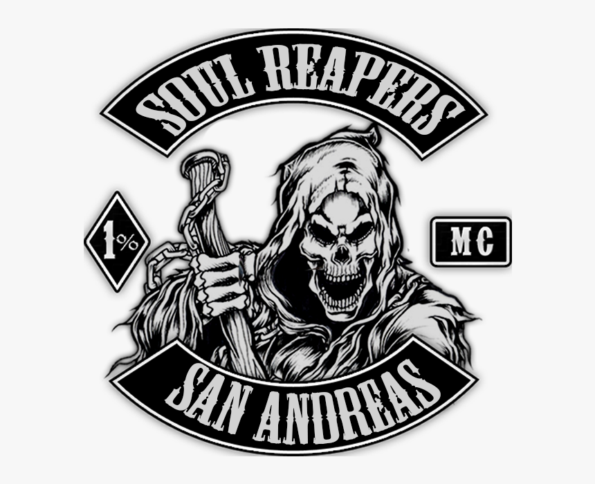 Soul Reapers Mc Patch, HD Png Download, Free Download
