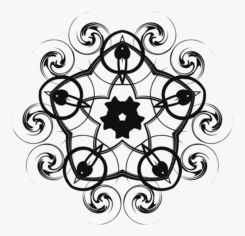 Line Art,symmetry,area - Circle, HD Png Download, Free Download