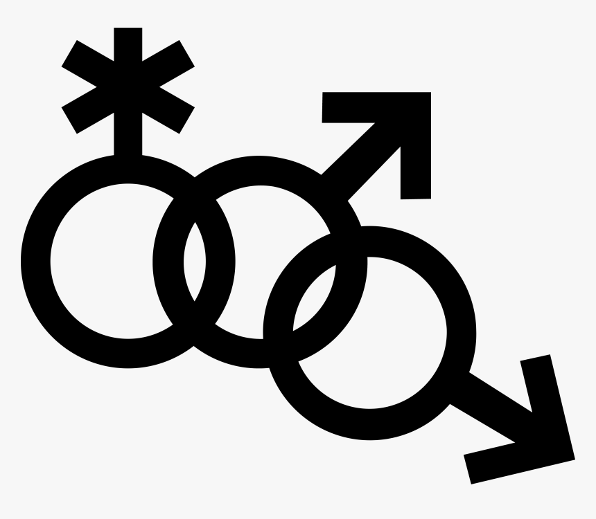 Mars Symbol Interlocked With A Nonbinary Symbol And - Non Binary Gender Icon, HD Png Download, Free Download