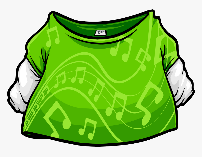 Club Penguin Rewritten Wiki - Club Penguin Green Shirt, HD Png Download, Free Download