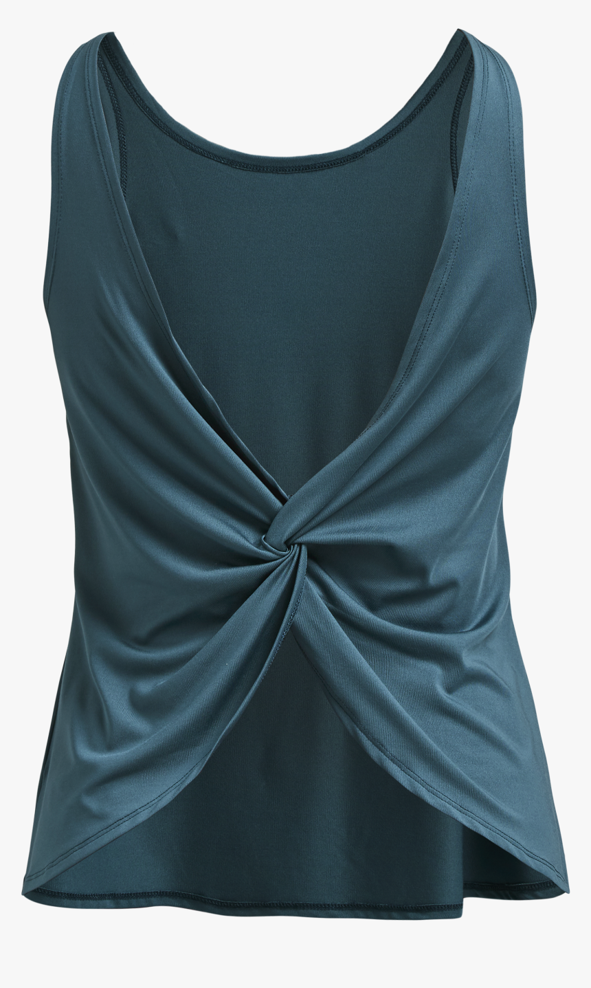 Swirl Singlet, Baltic Green - Satin, HD Png Download, Free Download