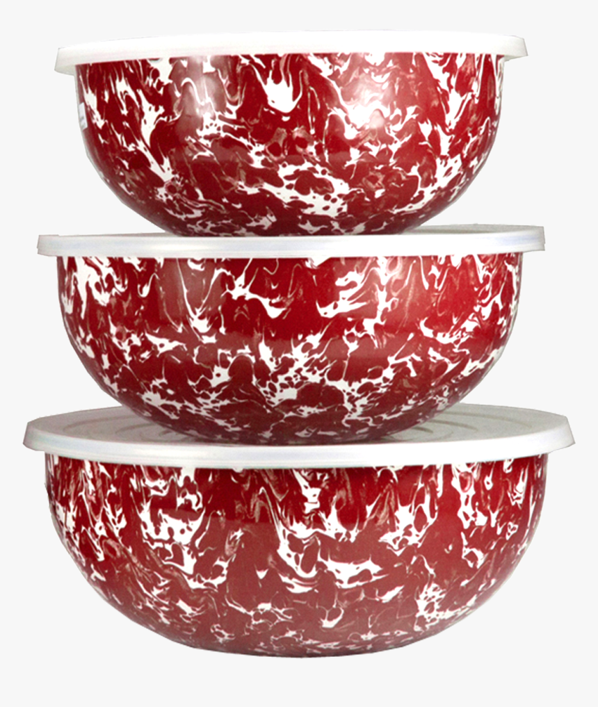 Rd54 Red Swirl Mixing Bowls - Mixing Bowl, HD Png Download, Free Download