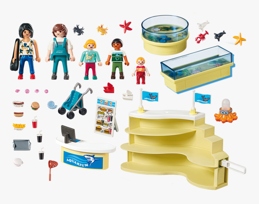 Playmobil 9061 - Aquarium Shop - Back - Playmobil Aquarium Shop, HD Png Download, Free Download