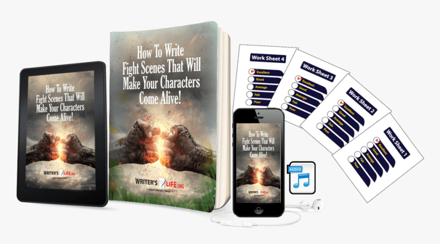 How To Write Fight Scenes Courses - Tablet Computer, HD Png Download, Free Download