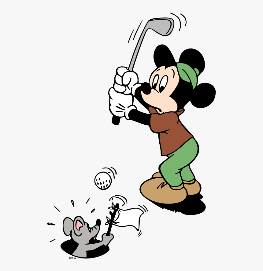 Mickey Mouse Golf Clipart, HD Png Download, Free Download