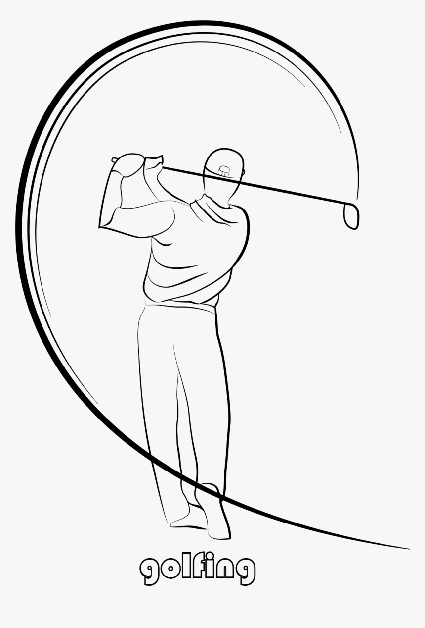 Golf Clip Art - 女 高爾夫 卡通, HD Png Download, Free Download