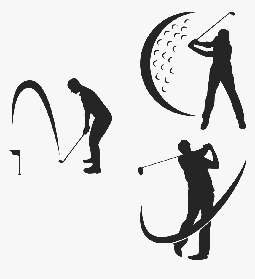 Golf Equipment Sport Tee - Golf Silhouette, HD Png Download, Free Download
