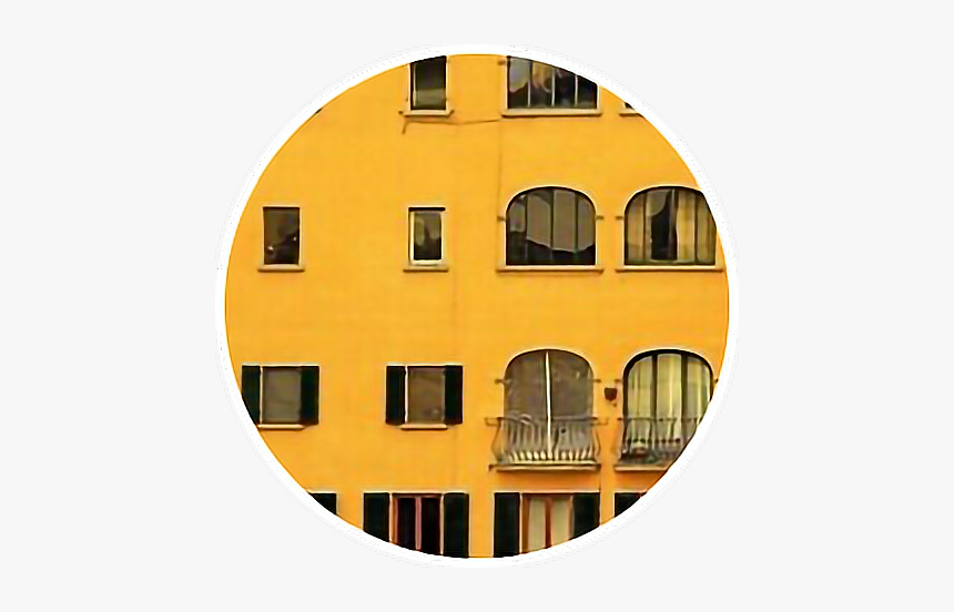 #yellow #tumblr #building #remixit #freetoedit - Dark Yellow Buildings Aesthetic, HD Png Download, Free Download