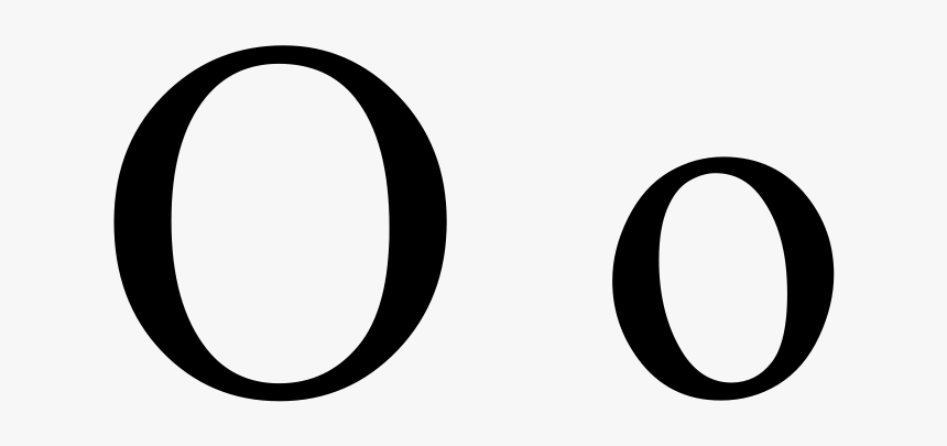 Greek Omicron - Greek Alphabet Omicron Png, Transparent Png, Free Download