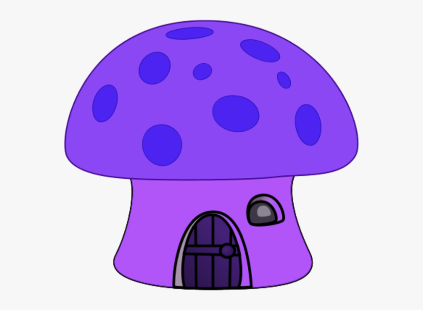 Orange Mushroom House - Drawing Of Mushroom House, HD Png Download, Free Download