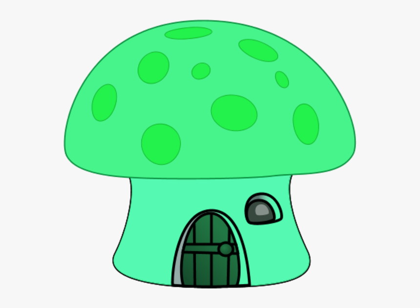 Orange Mushroom House - Cartoon Mushroom House, HD Png Download, Free Download