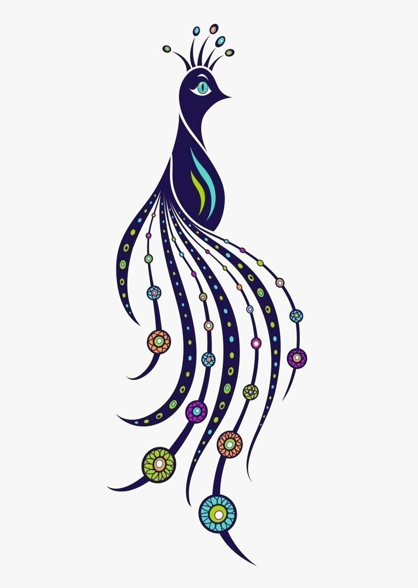 Asiatic Peafowl Logo Of Nbc Clip Art - Peacock Designs, HD Png Download, Free Download