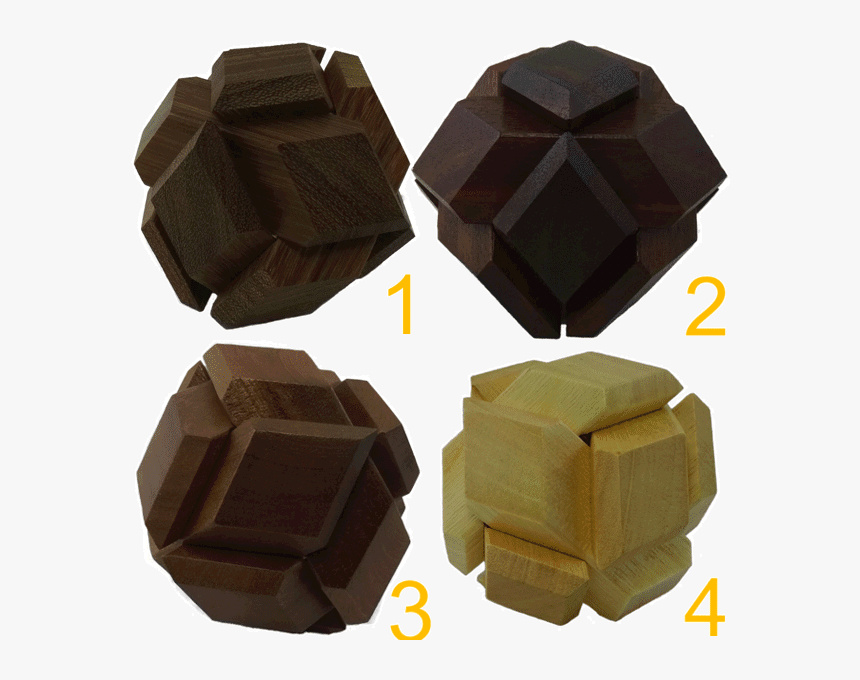 Insoma Wooden Burr Puzzle Brian Young - Chocolate, HD Png Download, Free Download