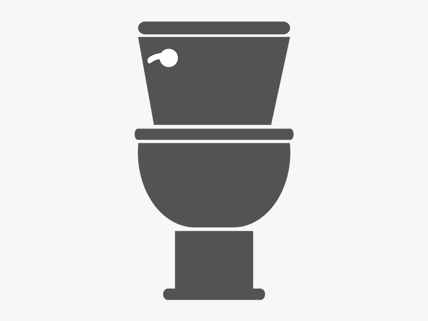 Toilet - Black Toilet Clipart, HD Png Download, Free Download