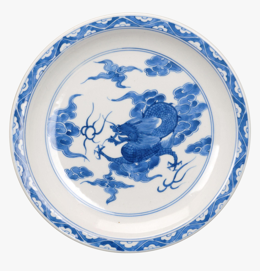 Dragon On Porcelain Pattern, HD Png Download, Free Download