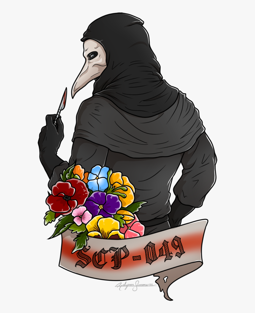 Scp-049 Баннер От Roslynnsommers Scp 049, Plague Doctor, - Plague Doctor Scp Anime, HD Png Download, Free Download