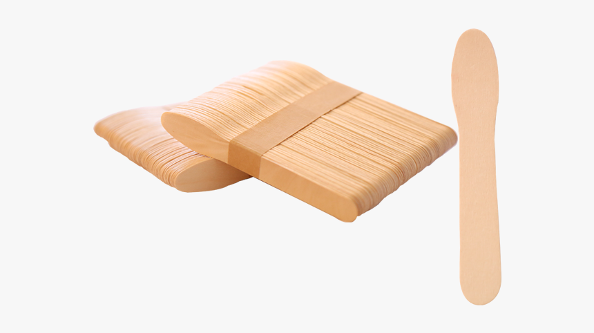 Bevelled And Hot Stamped Wood Spoon For Ice Cream - Plywood, HD Png Download, Free Download