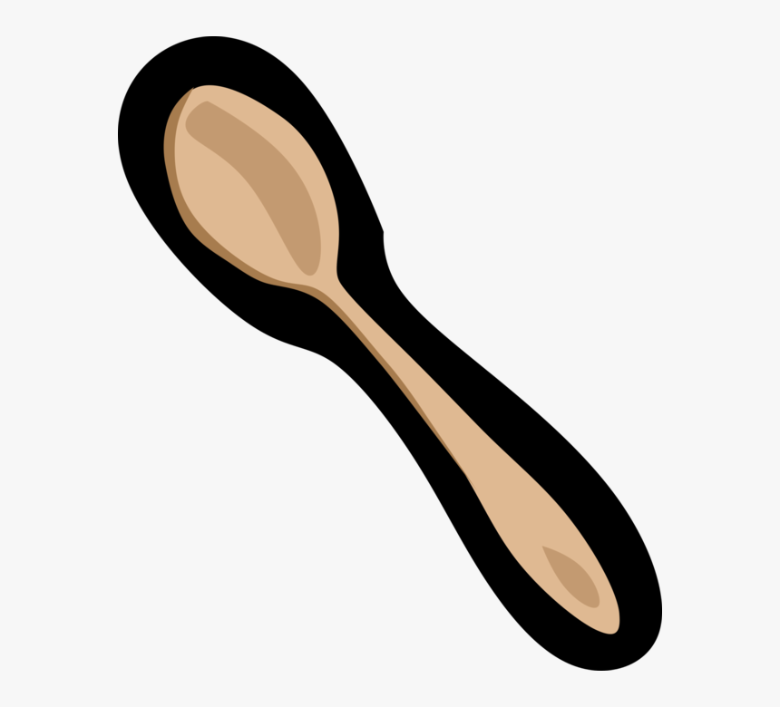 Vector Illustration Of Wooden Spoon Kitchenware Utensil - Boucle D Or Cuillère, HD Png Download, Free Download