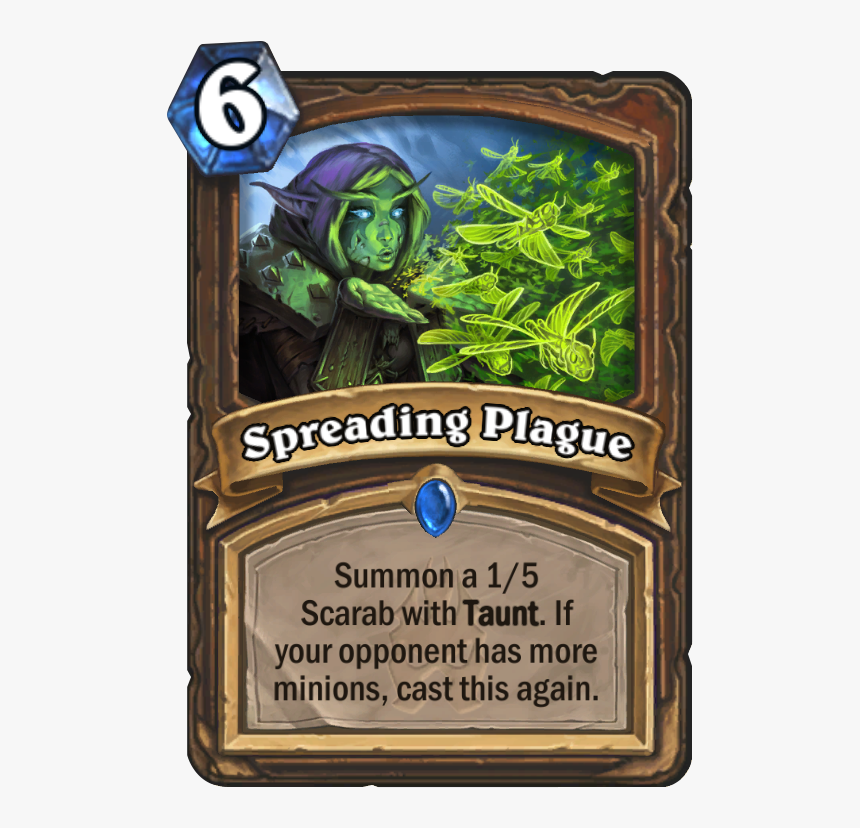 Spreading Plague Hearthstone, HD Png Download, Free Download