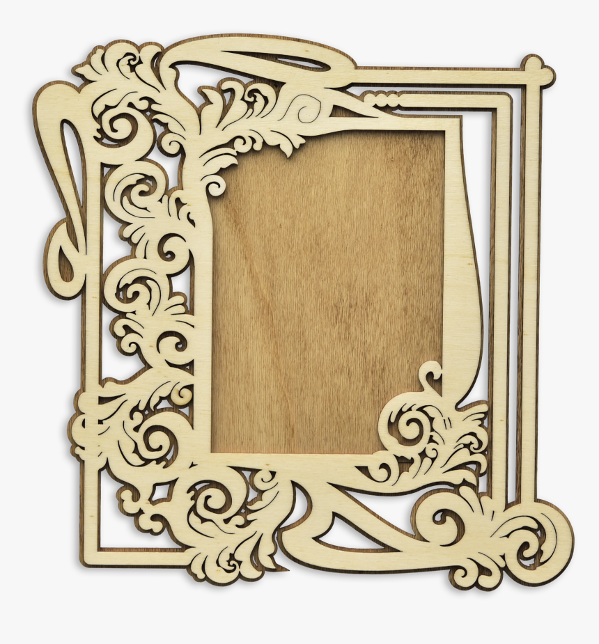 Wall Hanging Wood Photo Frame - Wood, HD Png Download, Free Download