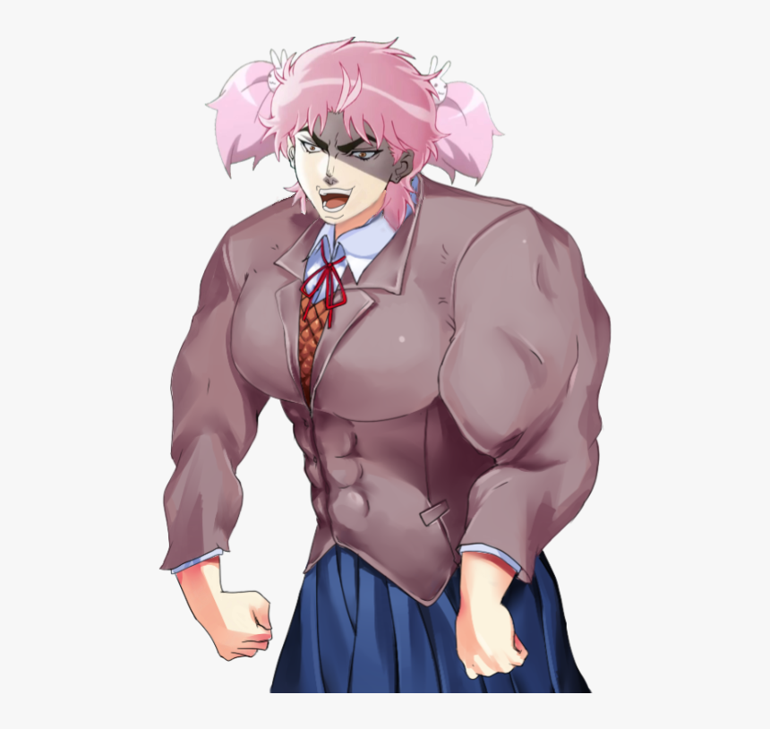 Doki Doki Literature Club Natsuki Buff, HD Png Download, Free Download