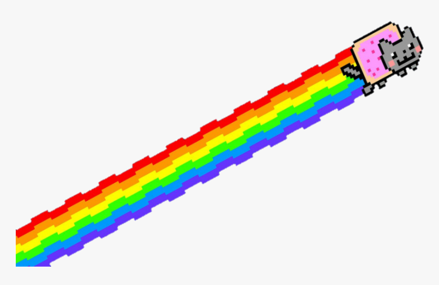 #nyancat #kawaii #rainbow - Nyan Cat, HD Png Download, Free Download