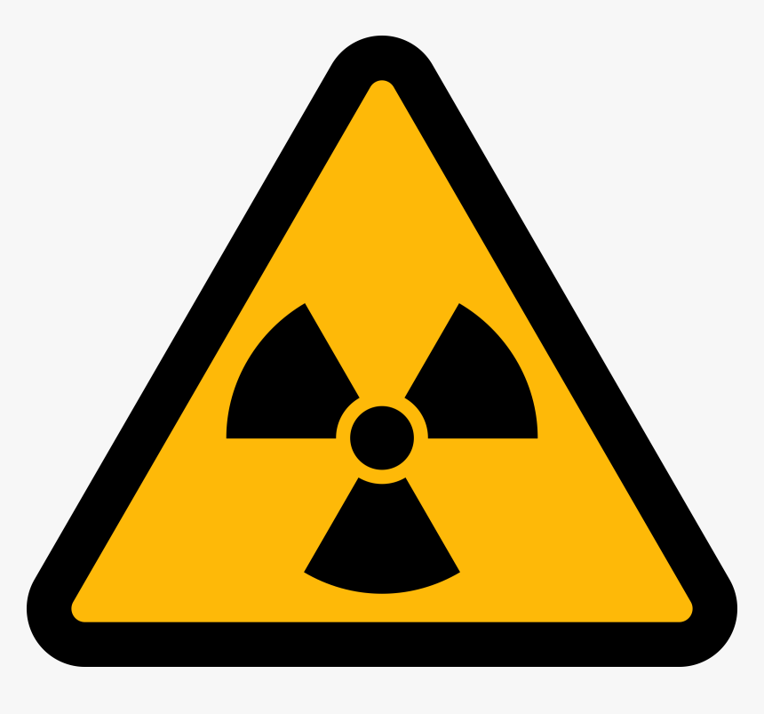Radiation Radioactive Decay Hazard Symbol Clip Art - Radiation Symbol, HD Png Download, Free Download