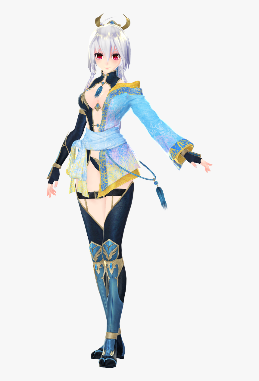 Mmd Haku Kimono Dl, HD Png Download, Free Download