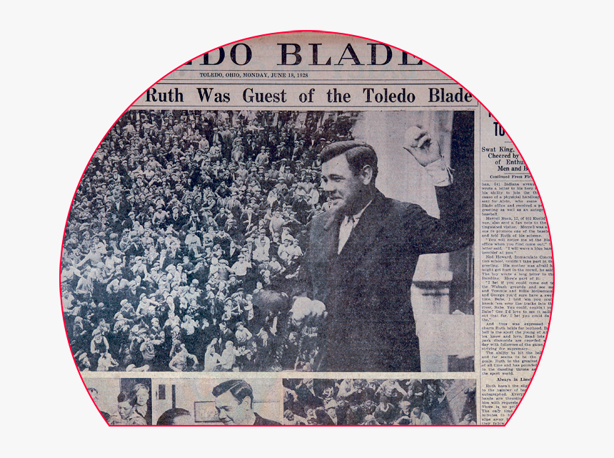Blade Vault Zoom Ruth - Toledo Blade 1968, HD Png Download, Free Download