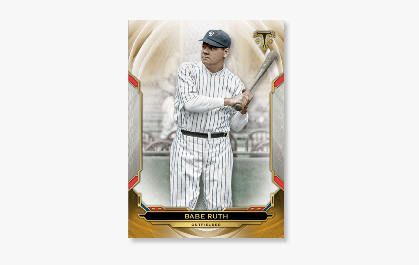 Babe Ruth 2019 Triple Threads Base Card Poster Gold - Ken Griffey 2019 Cards, HD Png Download, Free Download