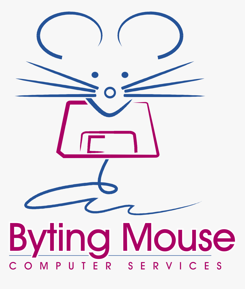 Byting Mouse Logo Png Transparent - Mouse Computer Png Logo Design, Png Download, Free Download