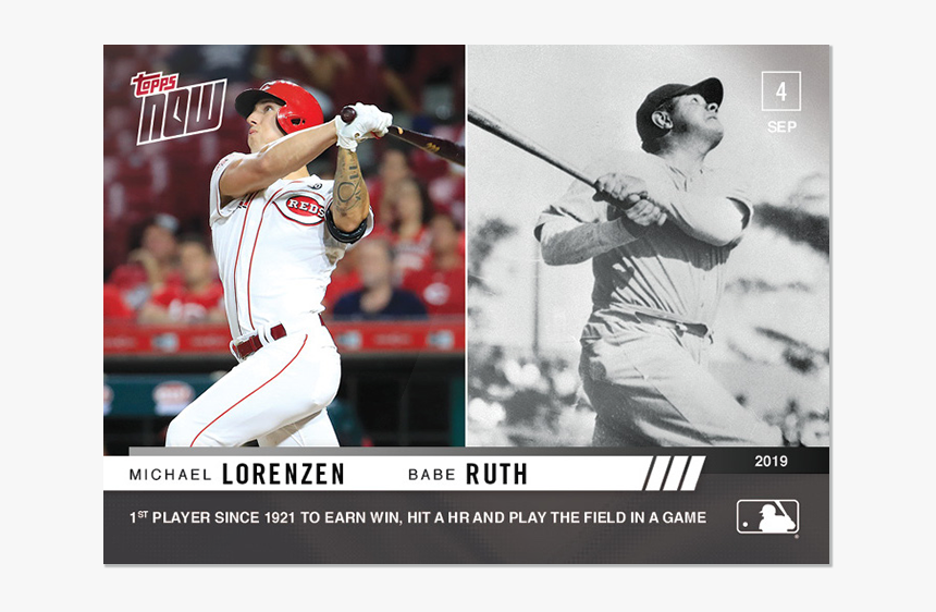 Mlb Topps Now® Card - Baseball Player, HD Png Download, Free Download