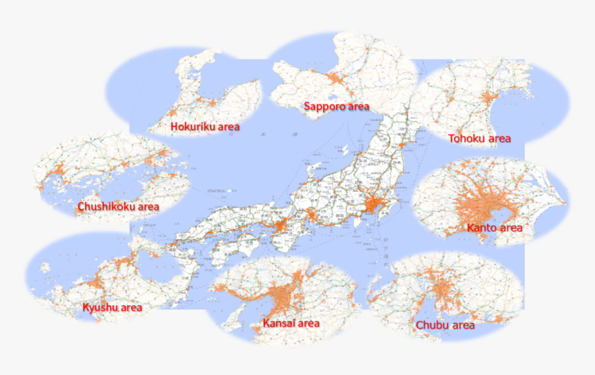 Population Concentration District - Map, HD Png Download, Free Download