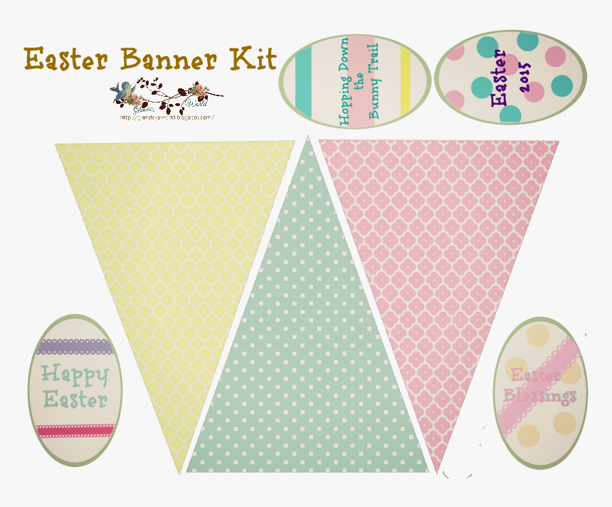 Easter Banner Png, Transparent Png, Free Download